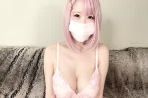 yui 粉红短发正妹身材极品操起来真舒服  背景图片