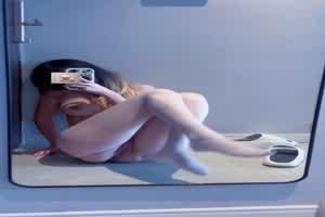 自购福利姬困困狗免费版-20cm假鸡巴配合炮机，二话不说直接进去了，给母狗疼的跪地求饶，白浆都插出  背景图片