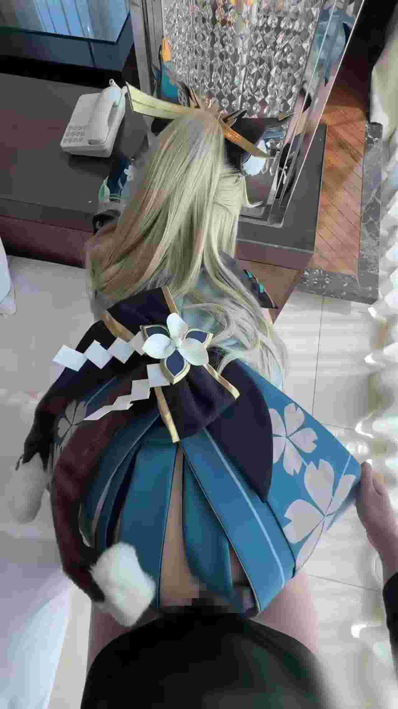  高质量coser 拍完照顺便用身体付钱 的剧照10