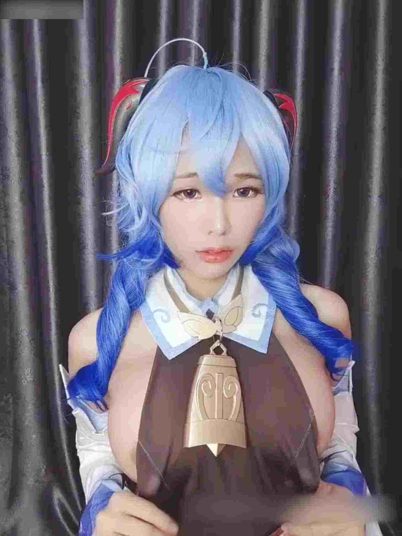  cosplay Minichu 甘雨的甘醇腋乳 的剧照3